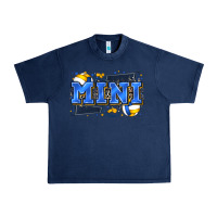 Navy mini volleyball Urban Heavy Tee - Zillion Design Studio