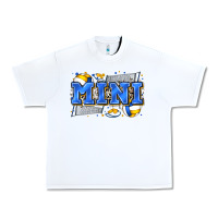 White mini volleyball Urban Heavy Tee - Zillion Design Studio