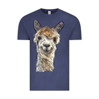 Vintage Denim alpaca Vintage Tee - BarkalooDesign