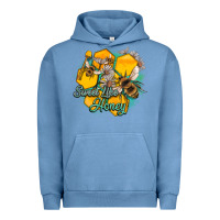 Pigment Pebble Blue sweet like honey Urban Hoodie - Artiststas