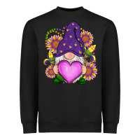 Black Mardi Gras gnome Heavyweight Sweatshirt - RanaPortraitStore