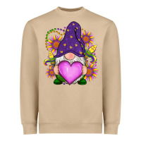Mushroom Mardi Gras gnome Heavyweight Sweatshirt - RanaPortraitStore
