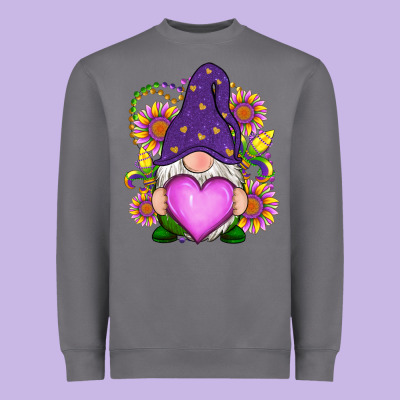 Heavyweight Sweatshirt Mardi Gras gnome