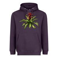 Plum Bromeliads Heavyweight Hoodie - LillyAllenDesigns