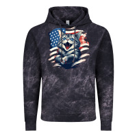 Cloud Black cat1 Vintage Hoodie - Unal Design