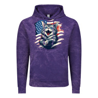 Cloud Purple cat1 Vintage Hoodie - Unal Design