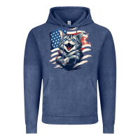 Vintage Denim cat1 Vintage Hoodie - Unal Design