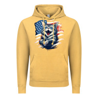 Vintage Mustard cat1 Vintage Hoodie - Unal Design