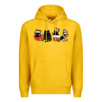 Lemon christmas cats Premium Hoodie - MaliasSmallBusiness