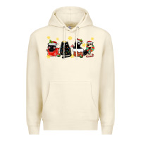 Sandshell christmas cats Premium Hoodie - MaliasSmallBusiness
