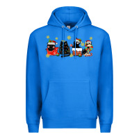 True Royal christmas cats Premium Hoodie - MaliasSmallBusiness