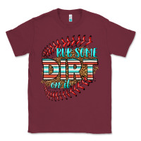 Burgundy rub some dirt on it softball Classic Tee - HRA Design Shop