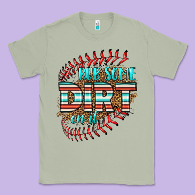 Rub Some Dirt On It Softball Classic Tee Designed By Hra Design Shop