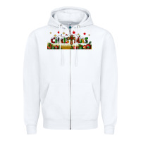 Christmas With Christmas Cross Libbey Glass Zipper Hoodie | Teevron