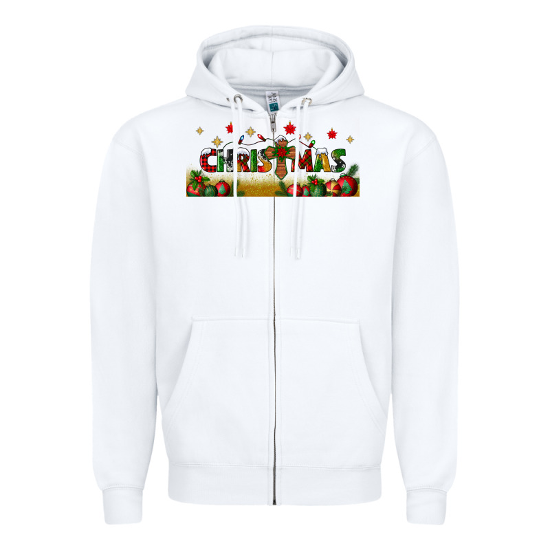 Christmas With Christmas Cross Libbey Glass Zipper Hoodie by BundleAndBundleShop | Teevron