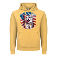 Vintage Mustard cat2 Vintage Hoodie - Unal Design