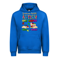 Cobalt someone with autism has taught me love needs no wo Urban Hoodie - Artiststas