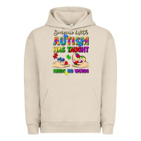 Pigment French Oak someone with autism has taught me love needs no wo Urban Hoodie - Artiststas