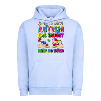 Pigment Grape Ice someone with autism has taught me love needs no wo Urban Hoodie - Artiststas