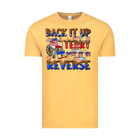 Vintage Mustard back it up terry put it in reverse billie wilder Vintage Tee - texasbilliewilder