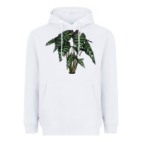White Amazon Elephant Ear Heavyweight Hoodie - LillyAllenDesigns