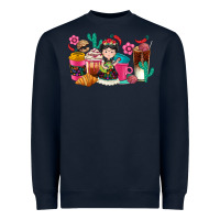 Navy But first cafecito y chismecito Heavyweight Sweatshirt - RanaPortraitStore