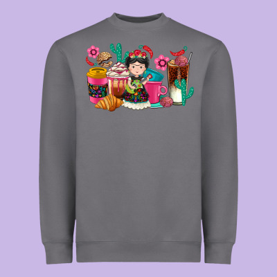 Heavyweight Sweatshirt But first cafecito y chismecito