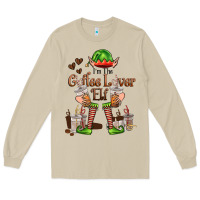 Mushroom im the coffee lover elf Long Sleeve Tee - FaDigitalArtStudio