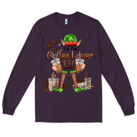 Plum im the coffee lover elf Long Sleeve Tee - FaDigitalArtStudio