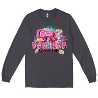 Smoke breast cancer warrior Long Sleeve Tee - AdoDesignShop