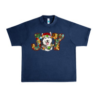 Husky Christmas Joy Urban Heavy Tee | Teevron