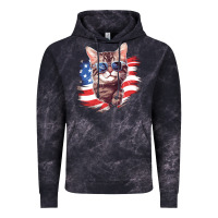 Cloud Black cat2 Vintage Hoodie - Unal Design