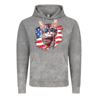 Cloud Rock cat2 Vintage Hoodie - Unal Design