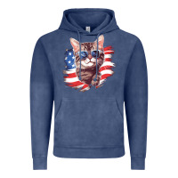 Vintage Denim cat2 Vintage Hoodie - Unal Design