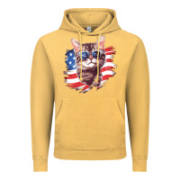 Vintage Mustard cat2 Vintage Hoodie - Unal Design