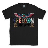 Black freedom john Classic Tee - CowhideDigitalArt