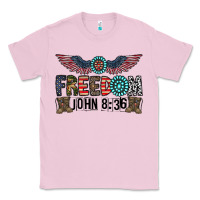 Bubblegum Pink freedom john Classic Tee - CowhideDigitalArt