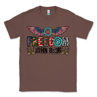 Chestnut freedom john Classic Tee - CowhideDigitalArt