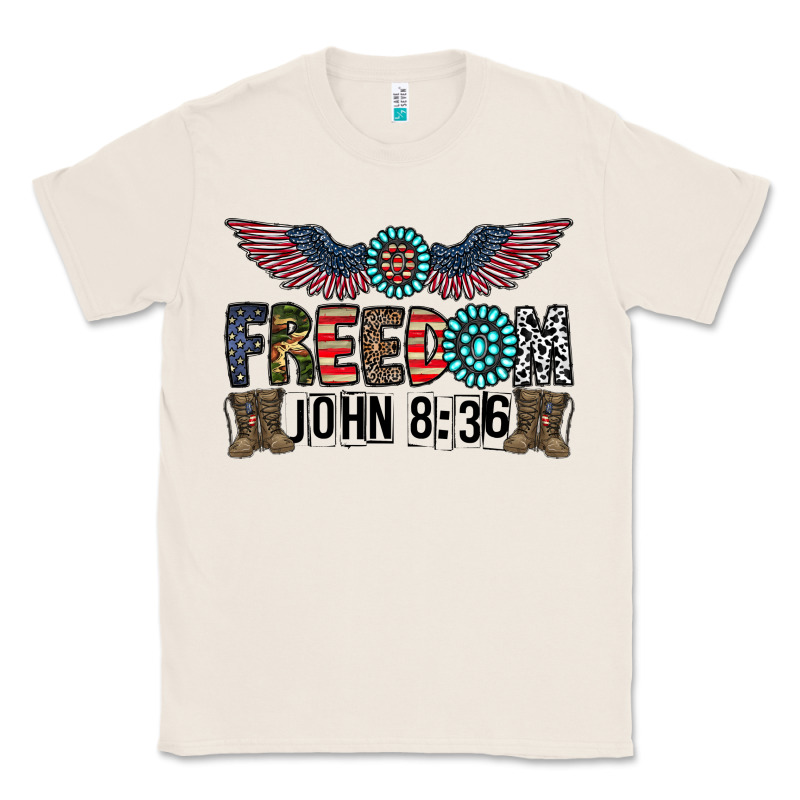 Freedom John Classic Tee by CowhideDigitalArt | Teevron