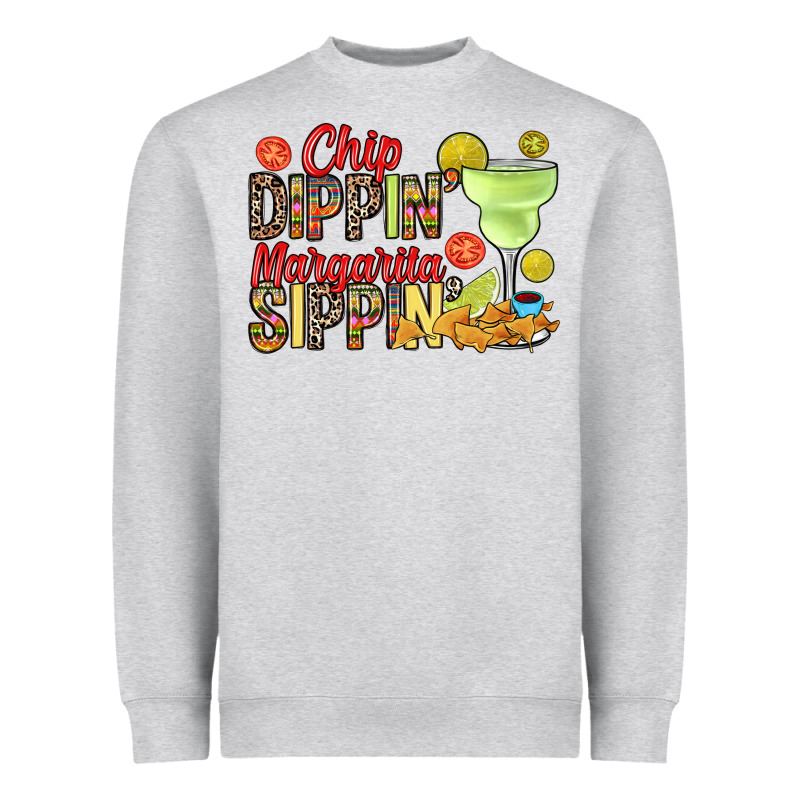 Chip Dippin' Margarita Sippin' Heavyweight Sweatshirt by RanaPortraitStore | Teevron