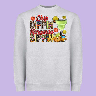 Heavyweight Sweatshirt Chip dippin' margarita sippin'