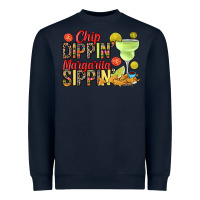 Navy Chip dippin' margarita sippin' Heavyweight Sweatshirt - RanaPortraitStore