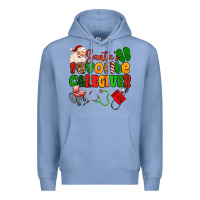 Colony Blue santas favorite caregiver Premium Hoodie - MaliasSmallBusiness