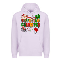 Lilac santas favorite caregiver Premium Hoodie - MaliasSmallBusiness