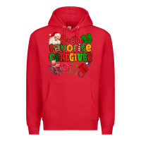 Red santas favorite caregiver Premium Hoodie - MaliasSmallBusiness