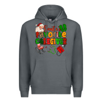 Rock santas favorite caregiver Premium Hoodie - MaliasSmallBusiness