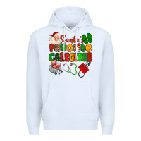 Santas Favorite Caregiver Premium Hoodie | Teevron