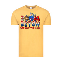 Vintage Mustard boom bitch get out the way Vintage Tee - texasbilliewilder