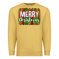 Antique Gold merry christmas brushstroke Premium Sweatshirt - Jasminsmagicworld