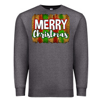 Charcoal Heather merry christmas brushstroke Premium Sweatshirt - Jasminsmagicworld